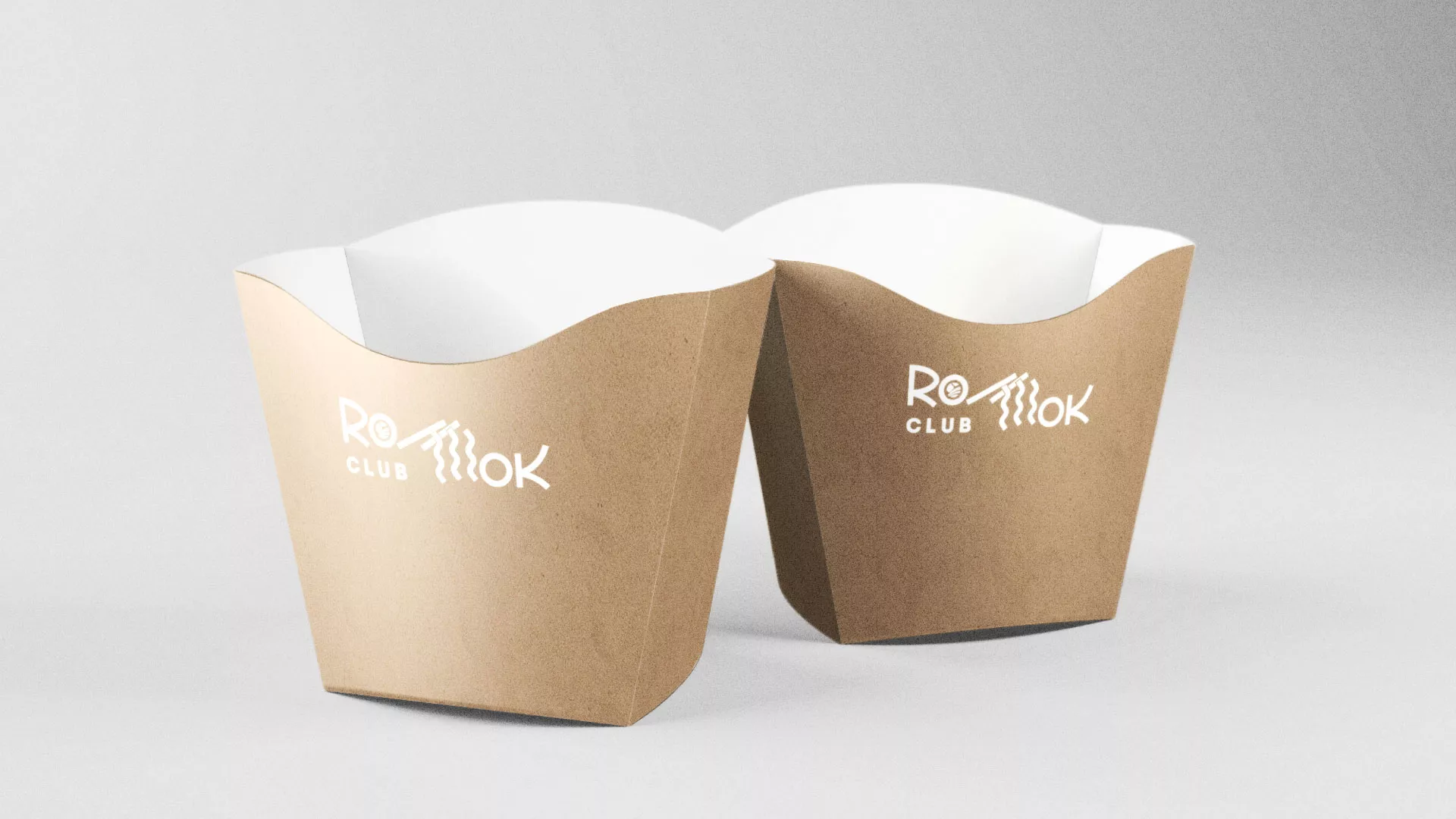 Создание логотипа суши-бара «Roll Wok Club» в Кохме