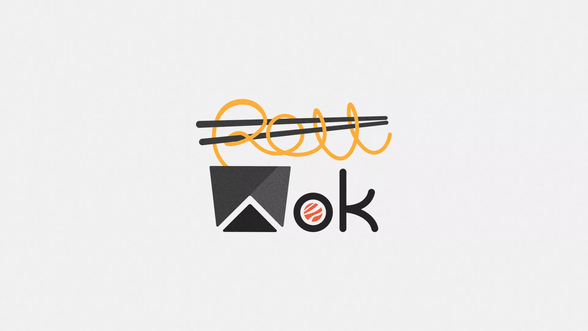 Разработка логотипа в Кохме для суши-бара «Roll Wok Club» Разработка логотипа в Кохме для суши-бара «Roll Wok Club»